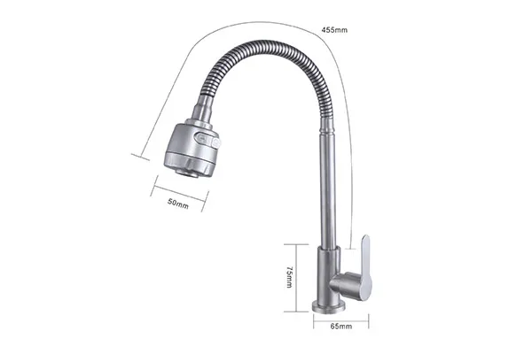 Flex Faucet Gooseneck Arm Guide 3