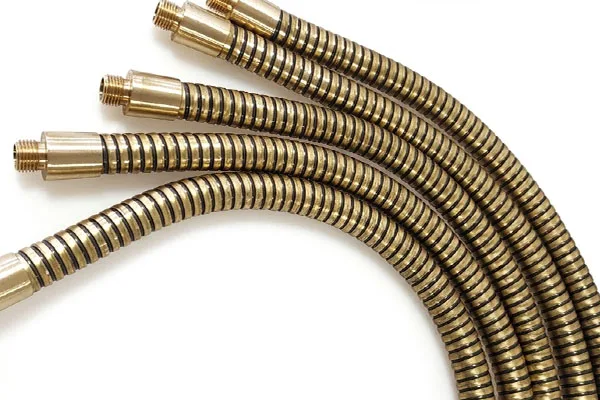 Flex Brass Gooseneck material and finish detail for custom gooseneck tubing